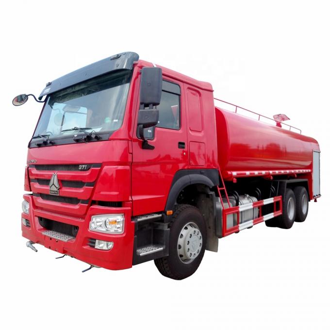 HOWO 6X4 371hp 20T 20000L متصفح المياه الرش الرش شاحنة خزان المياه شاحنة النار النار للبيع