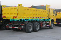 10 يلر 6 × 4 الأصفر شاحنة التفريغ الثقيلة لحل مشروع الطريق ZZ3257N3847A