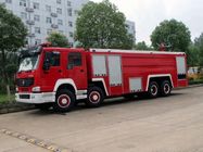 24 طن 8x4 ماء إطفاء رغوة شاحنة ، الإنقاذ الثقيلة شاحنة حريق D10 سلسلة