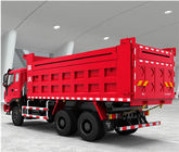 الأحمر SINOTRUK اليورو الثاني التعدين تفريغ شاحنة مع Φ420mm واحدة لوحة جاف مخلب