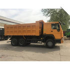 336 / 371hp هوو 6 × 4 شاحنة قلابة ، 41-50 طن الرمال شاحنة قلابة 3800 + 1400mm عجلة قاعدة: