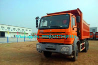 Weichai المحرك 10 عجلة شاحنة قلابة ، قصيرة الكابينة BEIBEN تفريغ شاحنة 6X4