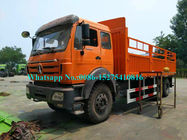 البرتقالي 2642 420hp 6x6 شاحنة بضائع ثقيلة مع FAST Gearbox 12.00R24 للإطارات