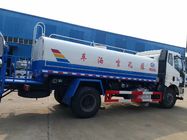 4x2 10m3 ديزل شاحنة صهريج مياه مع السلطة التوجيهية / شاحنة غسل الشوارع