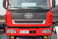 FAW JIEFANG J5P شاحنة قلابة قلابة 6 * 4 الشاحنة الثقيلة يدوي أحمر اللون