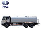 JIEFANG FAW J5M 6 * 4 ديزل ناقلة ماء شاحنة يورو 2 حجم 10001 - 15000L
