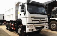 3 المحور HOWO 30 طن الثقيلة تفريغ شاحنة في أفريقيا اليورو 2 نوع ناقل الحركة اليدوي