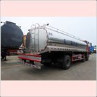 15001 - 30000L شاحنة ناقلة حليب طازج ، FAW 15.3m3 304 شاحنة نقل 6 × 4 فولاذ مقاوم للصدأ