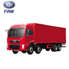 الفاو J5P 8X4 شاحنة بضائع ثقيلة للنقل الصناعية النقل اللون الأحمر