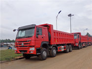 ساينو تراك HOWO 8x4 371hp 40 طن تفريغ شاحنة 12 ويلر شاحنة قلابة يورو 2