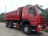 أحمر الثقيلة تفريغ شاحنة اليورو 2 الانبعاثات القياسية مع ZF8118 التوجيه