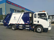 5 أو 8 طن القمامة النفايات المطحنة HOWO 4x2 140HP 8m³ / جامع الشاحنات