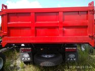 FAW 4 × 2 تفريغ شاحنة قلابة اللون الأحمر ضوء واجب عالية القوة الإطار