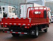 شاحنة خفيفة Howo أنيقة 4x2 5 طن سعة اللون الأحمر Euro 2 أمان عالي