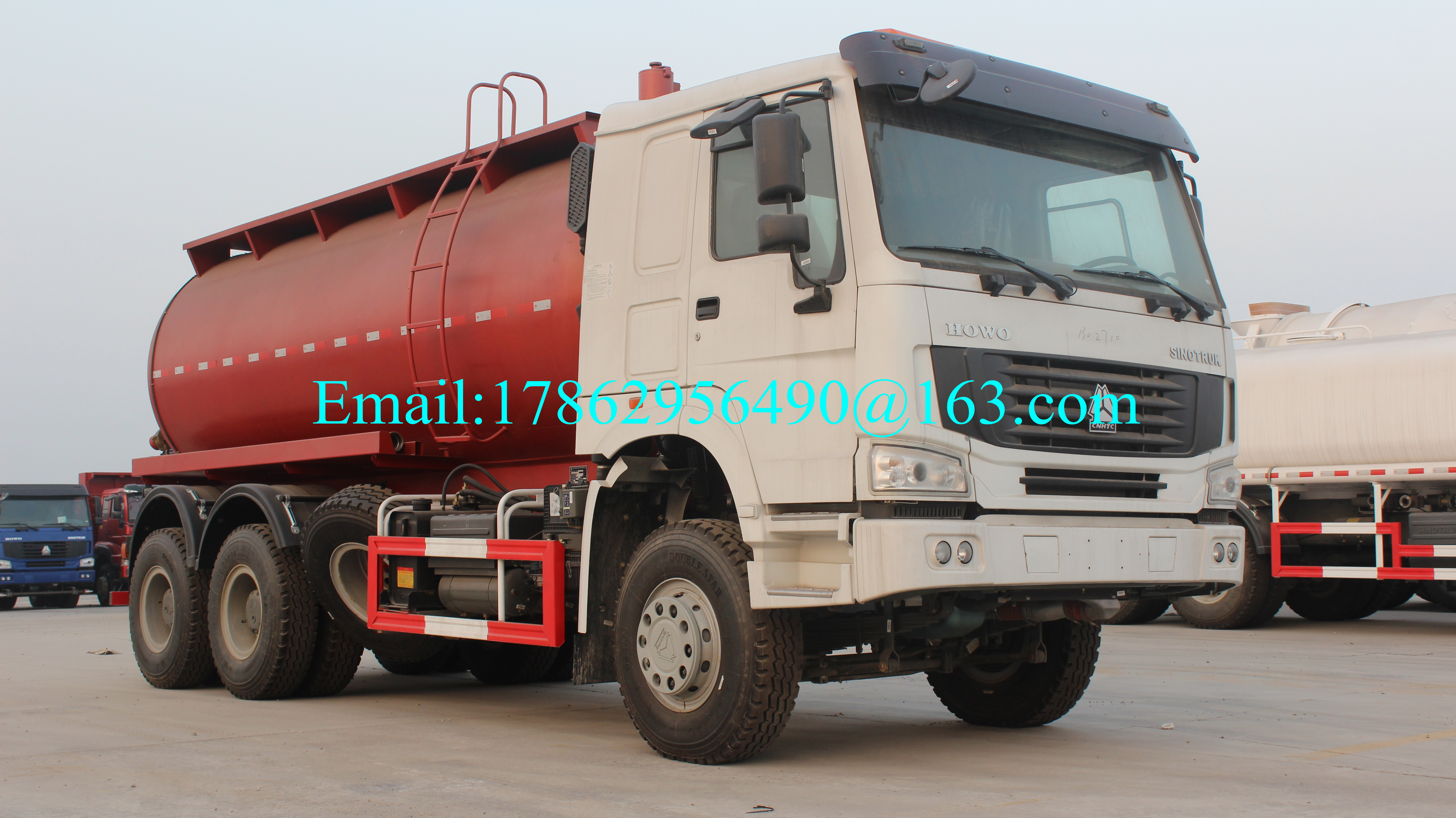 336 HP Euro 2 6 × 4 Oil Tanker Truck HW19710 Transmission Type ZZ1257N4641V