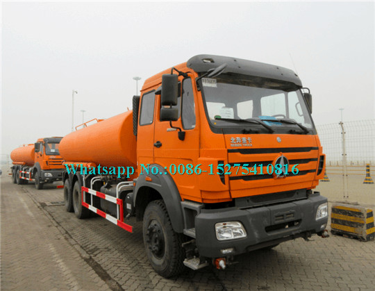 6X6 25000L المياه الرش الشاحنة / شاحنة نقل المياه كل عجلة القيادة شمال بنز العلامة التجارية