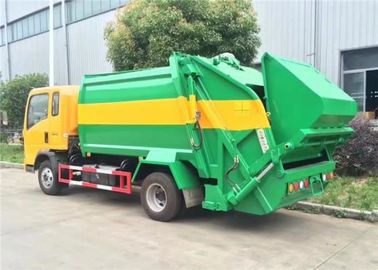 HOWO 4X2 8m3 شاحنة القمامة المطحنة / 5 طن شاحنة القمامة المضغوطة