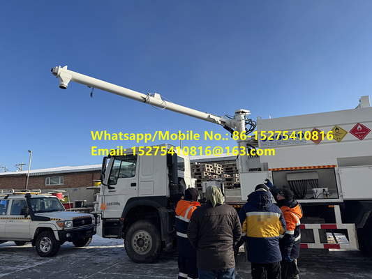 كفاءة شحن عالية HOWO 15/20/25T BCLH-20 متفجرات الأمونيوم الحبيبية المختلطة في الموقع ANFO شاحنة إملسون متفجرات متنقلة وحدة تصنيع منغوليا уул уурхайн تэсэлгээний MEMU MMU BCLH/BCZH/BCRH
