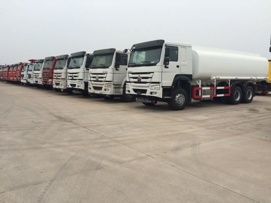 HOWO 6x4 جديدة 25000L سعة البنزين الوعاء خزان الوقود شاحنة النفط النقل شاحنة ناقلة