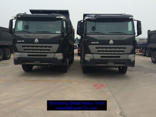 شاحنة شحن ديزل ثقيلة 6x4 40T سعة حمولة نظام مكابح ABS