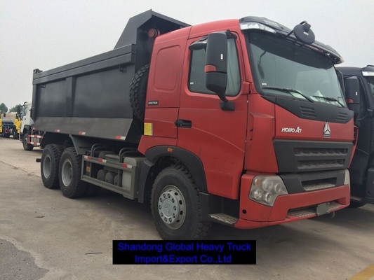 شاحنة شحن ديزل ثقيلة 6x4 40T سعة حمولة نظام مكابح ABS