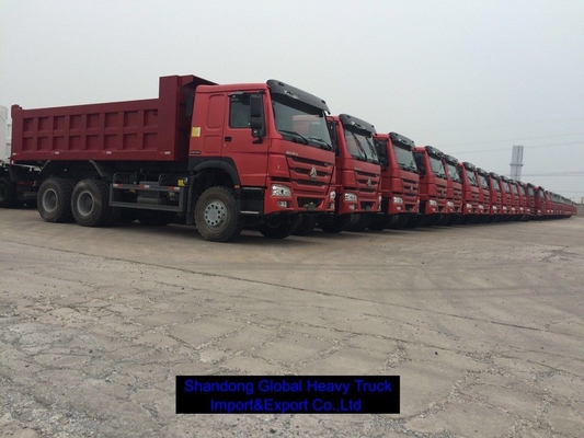 شاحنة شحن ديزل ثقيلة 6x4 40T سعة حمولة نظام مكابح ABS