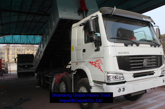 شاحنة الصين 40-60 طن HOWO 8X4 371HP 375HP 380HP شاحنة الديزل شاحنة القمامة