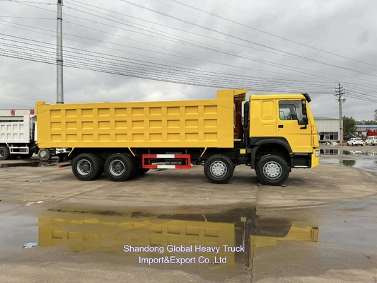 شاحنة سينوتراك HOWO 25t-100t 8 * 4 الديزل شاحنة نقل نقل 12 عجلة شاحنة