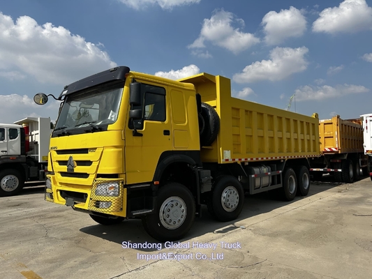 شاحنة سينوتراك HOWO 25t-100t 8 * 4 الديزل شاحنة نقل نقل 12 عجلة شاحنة