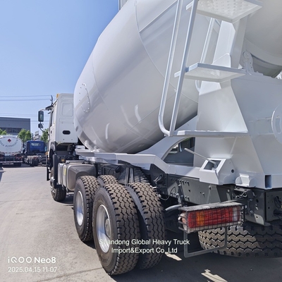 خلاط 10 عجلات HOWO 6X4 8cbm 9cbm 371HP شاحنة خلاط الخرسانة