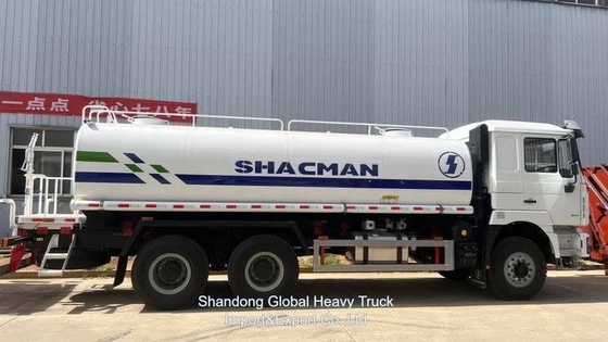 شاحنة شاحنة Shacman 20m3 F2000 6 × 4 شاحنة رش