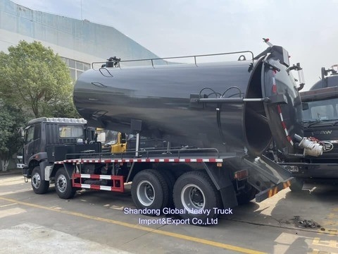 مضخة الضغط العالي FAW 6X4 20000L شاحنة امتصاص تنظيف المجاري 20 طن