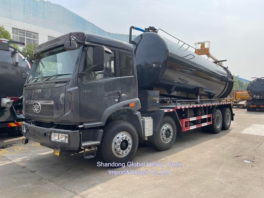 مضخة الضغط العالي FAW 6X4 20000L شاحنة امتصاص تنظيف المجاري 20 طن