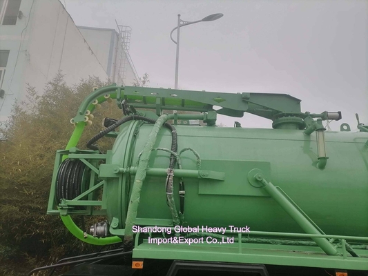 سينوتروك 371HP 18000L جهاز شفط الصرف الصحي الفراغي شاحنة ناقل للسيارات المصنعة