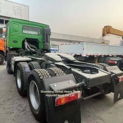 شاحنة جرار 6x4 Howo تستخدم Sinotruk LHD RHD القيادة لمسافات طويلة مقطورة رأس الشاحنة