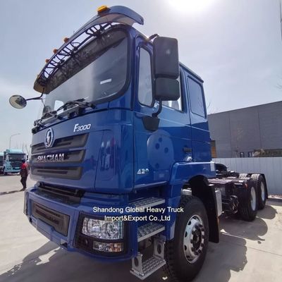 شاحنة جرار شاكمان X3000 6X4 بقوة محرك 351-450 حصانًا ومعيار انبعاثات Euro 2 لنقل البضائع الثقيلة