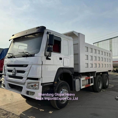 بيع مباشرة من المصنع شاحنة مستعملة / جديدة 6 * 4 Sinotruk 340HP / 380HP / 400HP شاحنة ميني تيبر