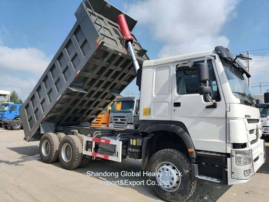 شاحنة هدر ثقيلة مستعملة 6 * 4 375HP سينوتروك HOWO شاحنة هدر شاحنة هدر