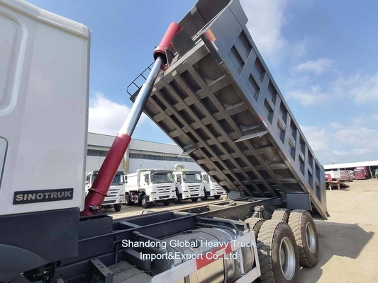 شاحنة سينوتريك 6X4 HOWO 10 عجلات عبء ثقيل 18 19 20cbm 20m3 شاحنات مستعملة جديدة
