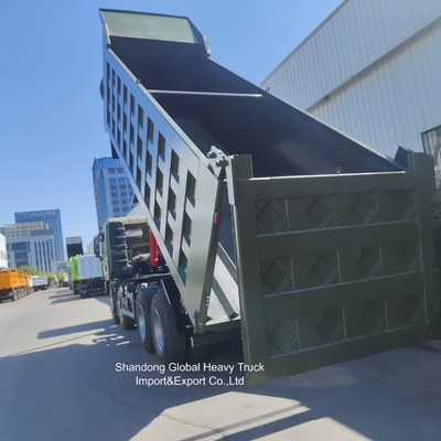 شاحنات تفريغ شاكمان عالية الأداء للمناجم 8*4 f3000 371/380/400/430 حصان يورو 2