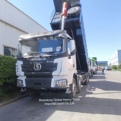 شاحنات تفريغ شاكمان عالية الأداء للمناجم 8*4 f3000 371/380/400/430 حصان يورو 2