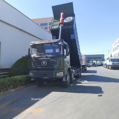 شاكمان X3000 شاحنة قمامة 8X4 عجلة القيادة شاحنة نقالة ثقيلة بقدرة حمولة 31-40 طن ومحرك WEICHAI WP12 / WP13