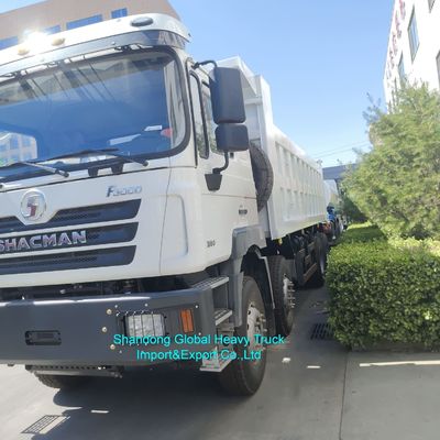 شاحنة قلاب شاكمان F3000 380 حصان 8×4 ذات قدرة تحمل 50 طن للخدمة الشاقة للتعدين والبناء