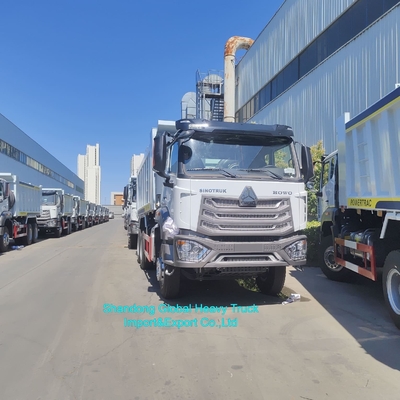 شاحنة سينو تراك ذات الدفع الأيمن HOWO Nx 380 6X4 10 عجلات 380 حصان 430 حصان ديزل جديدة رأس قاطرة قلاب
