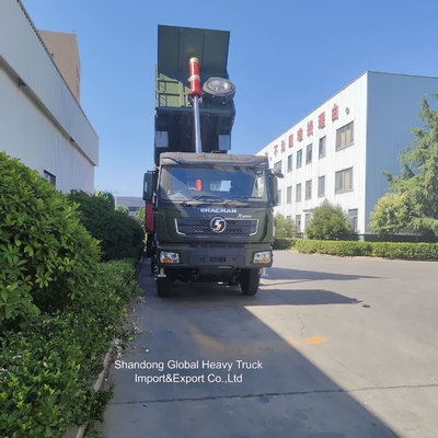 شاكمان جديد أو مستعمل شاحنة خدمة شاقة 15-30 طن 10-12 عجلة قلاب / تفريغ / قلاب / جرار / مقطورة / شاحنة