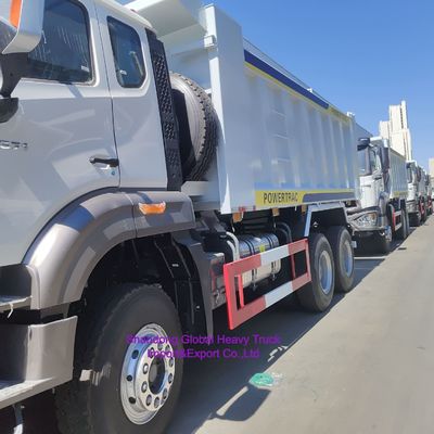 شاحنة قلاب شاكمان F3000 8x4 للخدمة الشاقة بسعة تحميل 50 طن ومحرك WEICHAI WP12/WP13