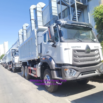 الشاحنة الثقيلة المستعملة 6 * 4 375HP Sinotruk HOWO شاحنة التنقل