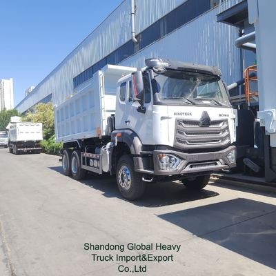 سينوتروك Nx 6X4 371HP 400HP Dumpertipper الديزل سينوتروك 10 عجلات 12 عجلة HOWO شاحنة قمامة مستعملة