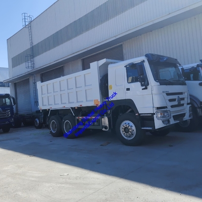 شاحنات تفريغ ماركة الصين HOWO Sinotruk 6X4 10 إطارات 400 حصان شاحنة قلابة
