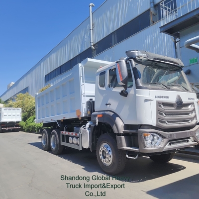 سينوتروك Nx 6X4 371HP 400HP Dumpertipper الديزل سينوتروك 10 عجلات 12 عجلة HOWO شاحنة قمامة مستعملة